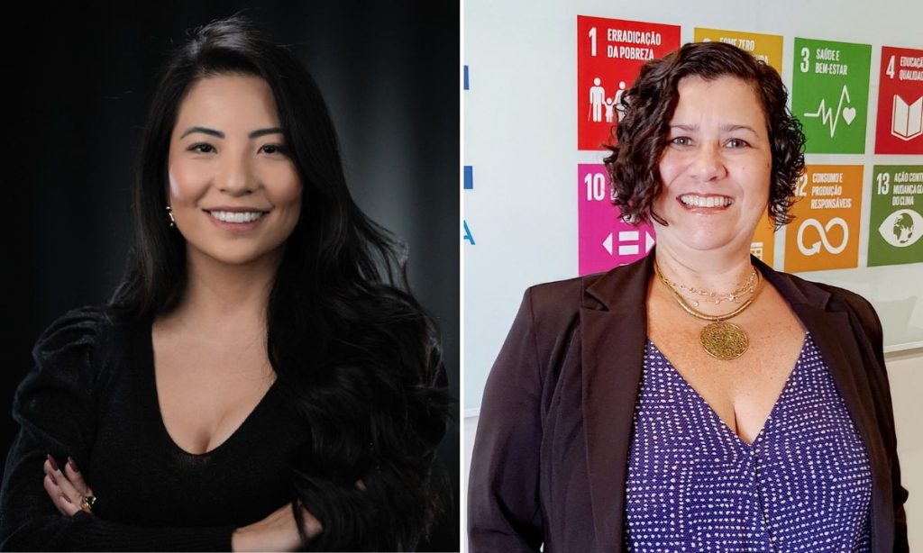 Montagem com Andressa Ishii e Cristiane Viturino