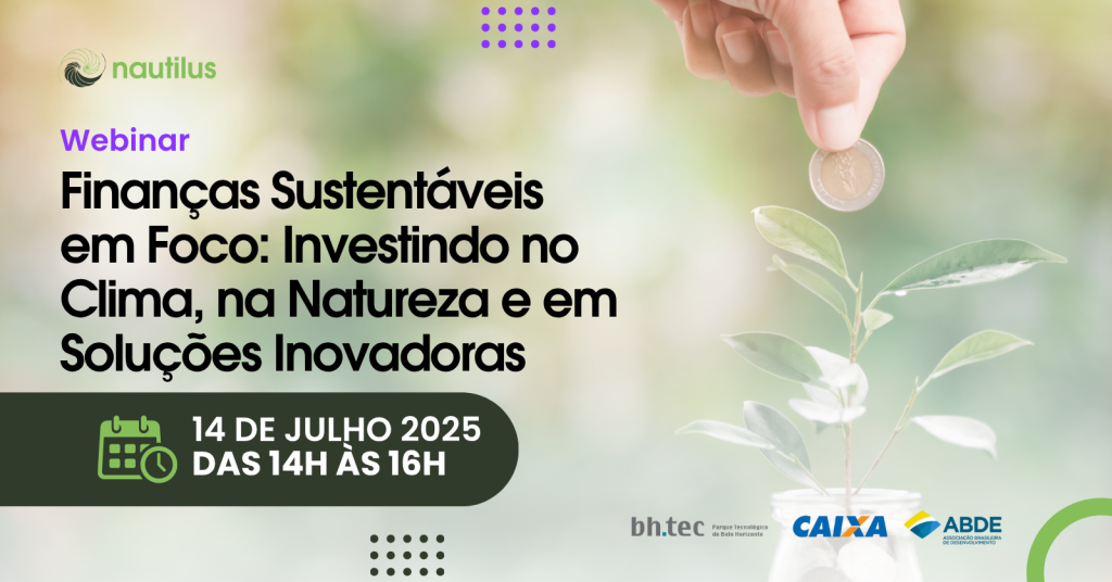 Webinário finanças sustentáveis