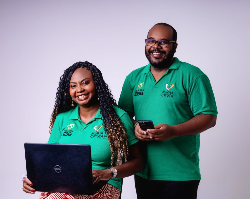 Roseane e Caio, idealizadores da Acelera ESG