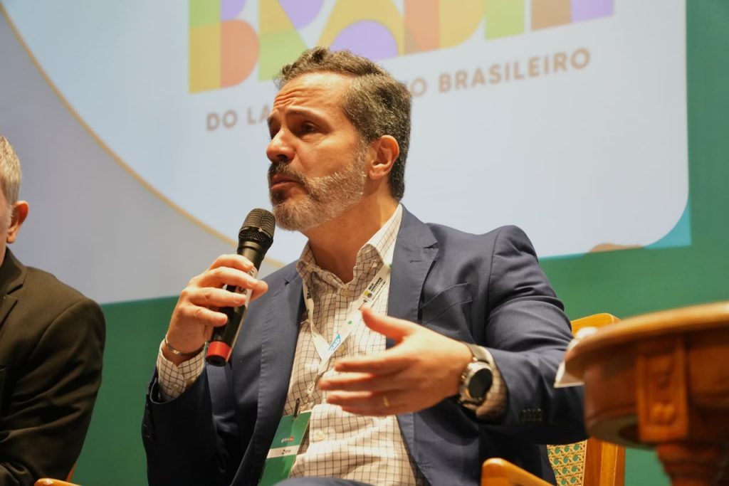 Luis Felipe Giesteira, secretário-adjunto do Ministério do Desenvolvimento, Indústria, Comércio e Serviços (MDIC) no painel Deep Techs do Minas Summit